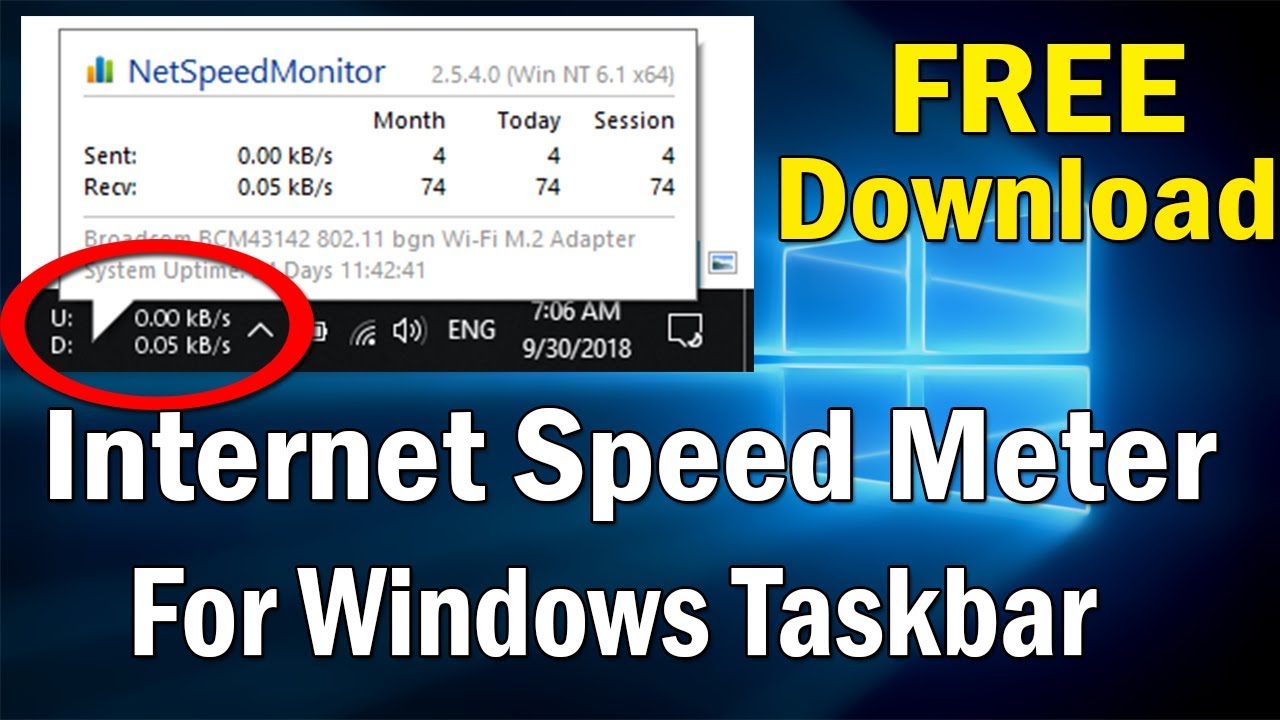 free network speed monitor